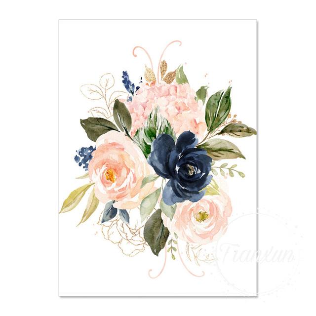 

Детская комната, украшение для детской спальни, роспись, цветок, холст, картина, детская, арт-деко, девушка, розовое сердце, детский постер, без рамки 21*30cm No Frame