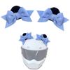 2Pcs Butterfly Knot Helmet Decoration Driving Styling Helmet Accessories Moto Helmet  for Motorcycle