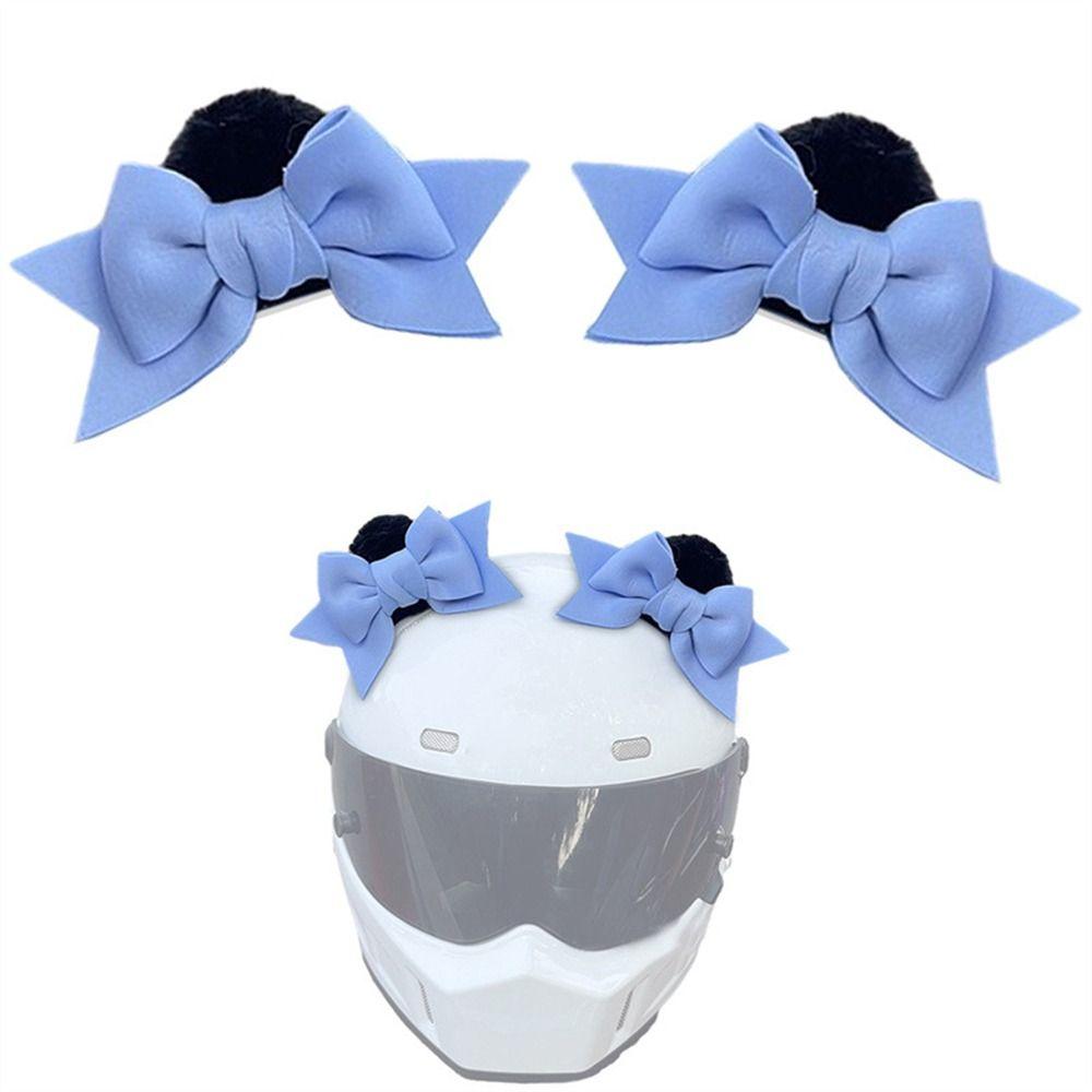 2Pcs Butterfly Knot Helmet Decoration Driving Styling Helmet Accessories Moto Helmet  for Motorcycle