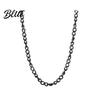 Minimalist Necklace Chain for Men Women Black Thin