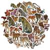 35pcs-70pcs Realistic Wildlife Stickers Party Big Cats Animal Stickers  Stickers For Guitar Laptop Helmet Skateboard