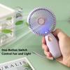 Xiaomi New Mini Handheld Fan with LED Light USB Rechargeable Low Noise Portable Cooling Fan for Office Student Dormitory Outdoor 2026