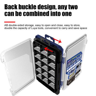 Universal Fishing Tackle Storage Case Waterproof Fishing Tackle Boxes Compartments Adjustable Partition Fishing Gear Accessories