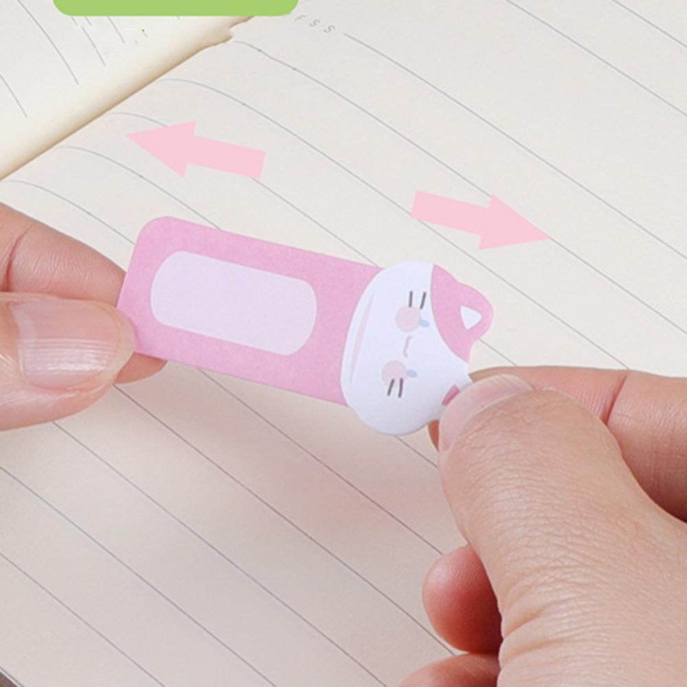 1 sztuka Kawaii Artykuły Papiernicze Kreskówkowe Zwierzęta Notatnik Zakładki Flagi Zakładki Indeksowe Karteczki Samoprzylepne Naklejki z Papieru Etykietowego