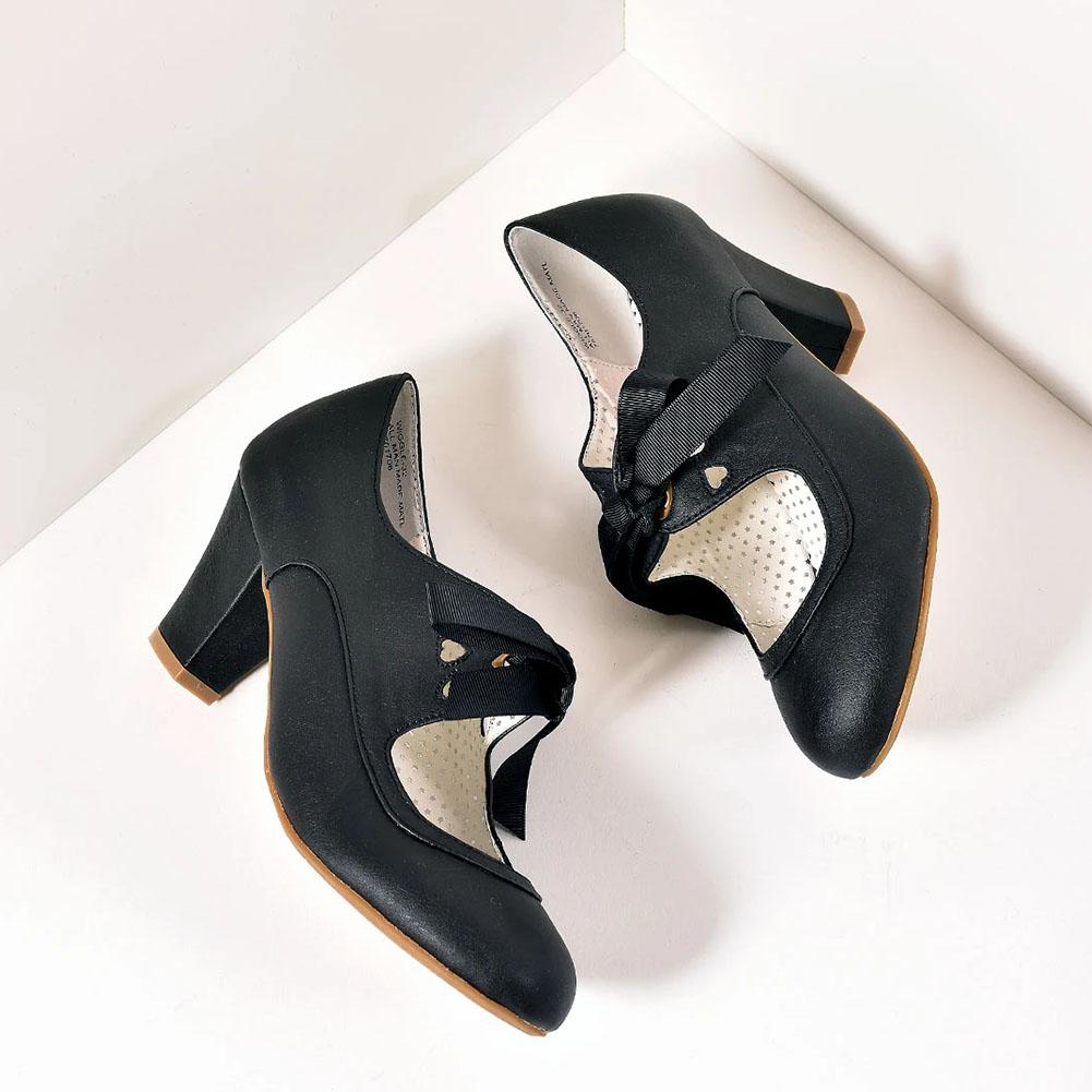 mary jane lace up heels