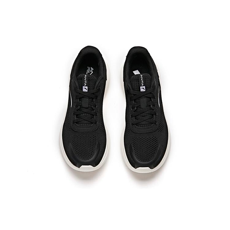 Anta Running Collection Breathable Low Top Running Shoes Women's Black White 122135571-1
