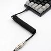 Mechanical Keyboard Aviation Plug Coil USB Type-C Cable Metal Pilot Connector Game GX16 USB Keyboard Cable Keyboard Accessories