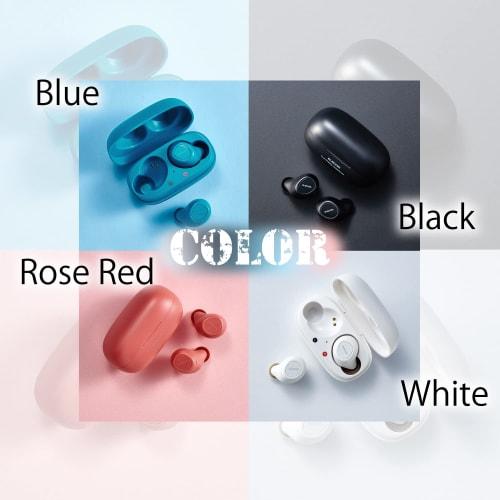 ELECOM Wireless Earphones Bluetooth Connection True Wireless FAST MUSIC TWS10 Black LBT-TWS10BK