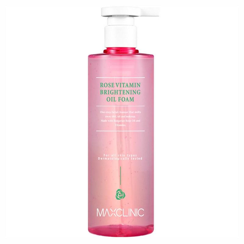 Maxclinic Rose Vitamin Brightening Oil Foam Cleanser, 310g, 1 pcs
