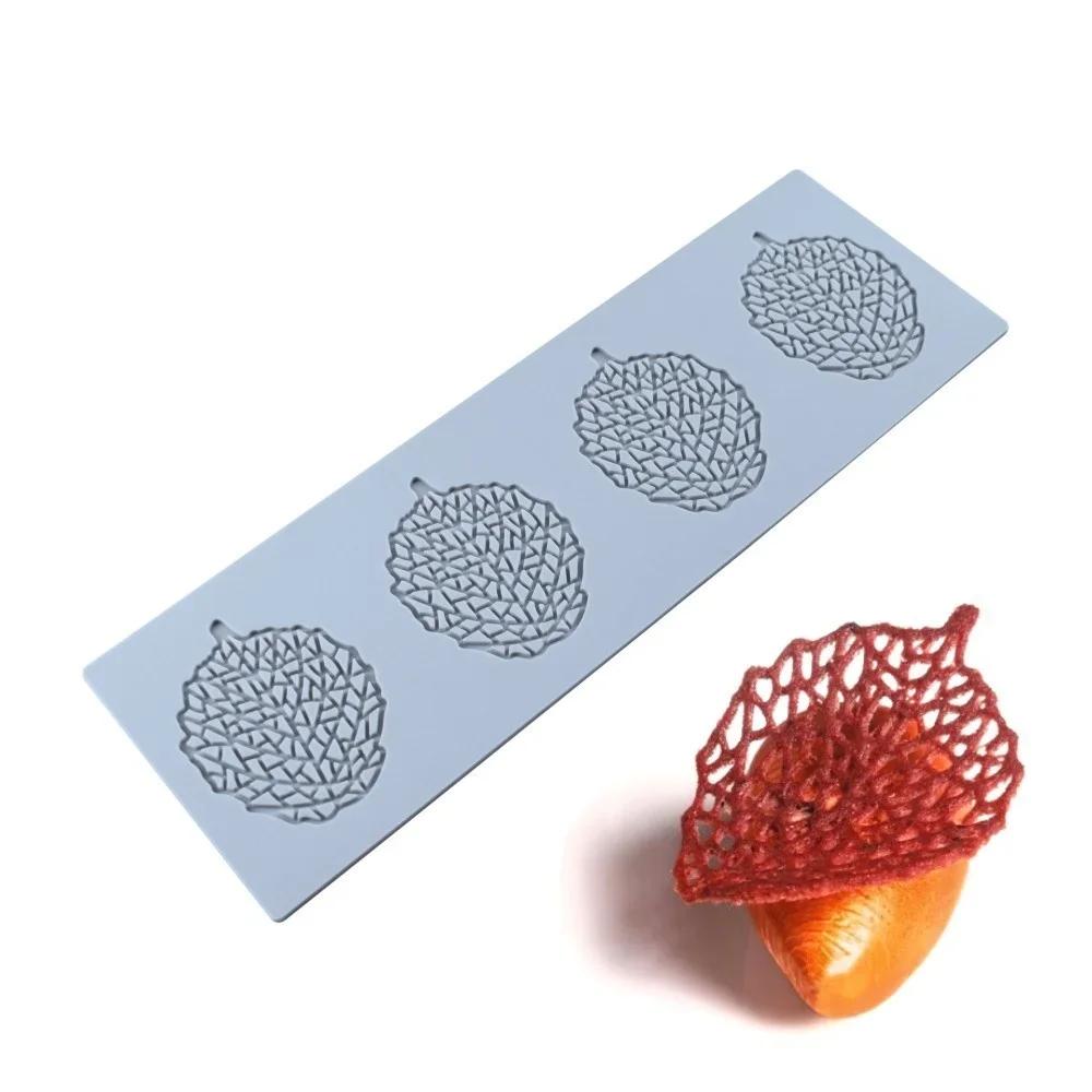 Multi-linked Coral Branch Leaf Sugar Cube Lace Mat Diy Chocolate Creative Decoration Baking Mold Cake Silicone Mold