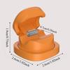 6pcs Adhesive Desktop Cable Organizer Rotatable Adjustable Under Desk Wire Holder Wall Mount Anti-Slip Cord Cable Organizer
