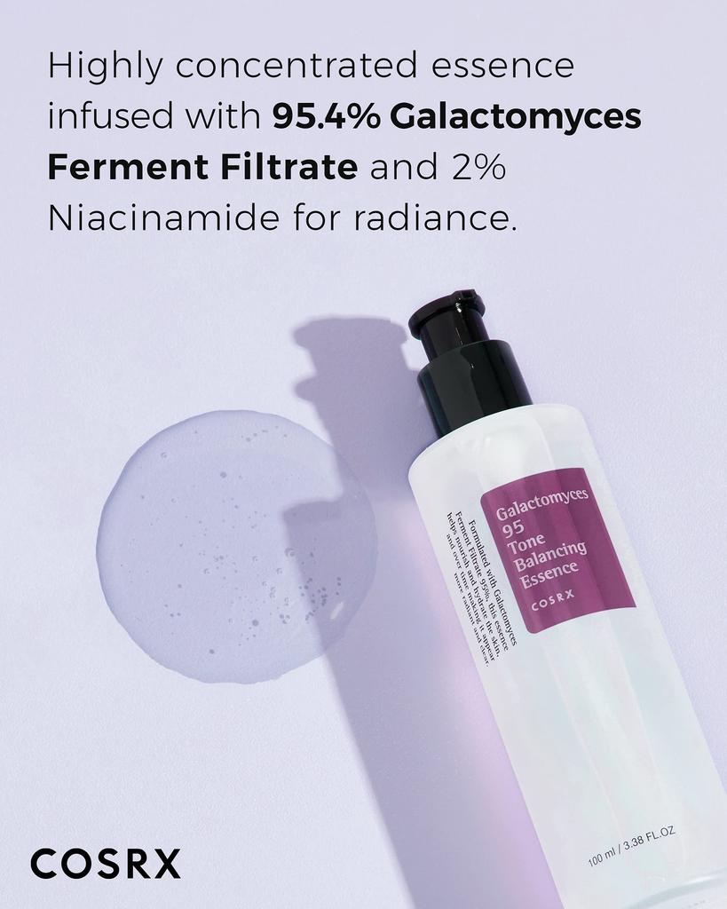 COSRX Galactomyces 95 Essence 100ml Galactomyces Fermentation Filtrate Texture Essence Fermented Serum Sensitive Skin COSRX Skin Care Basic Cosmetics