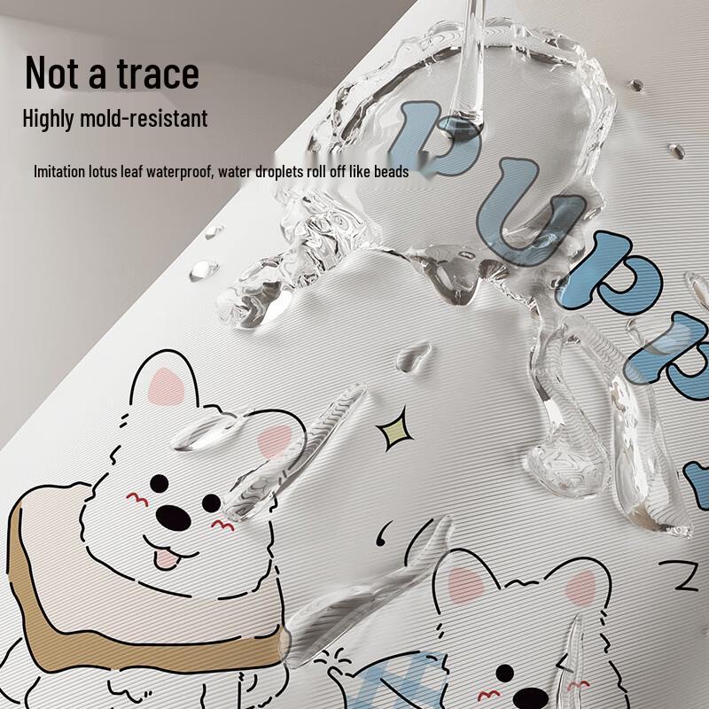 Handun Lucky Rabbit Shower Curtain Set