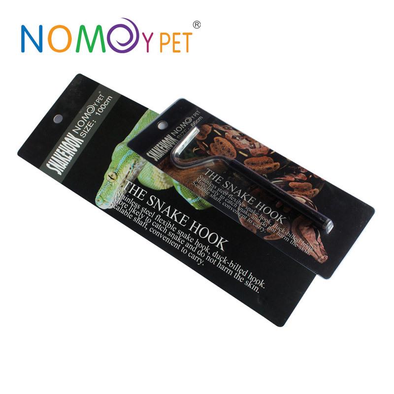 Nuomo Stainless Steel Snake Catcher Tool – Retractable Hook for Snake Farming or Reptile Handling.