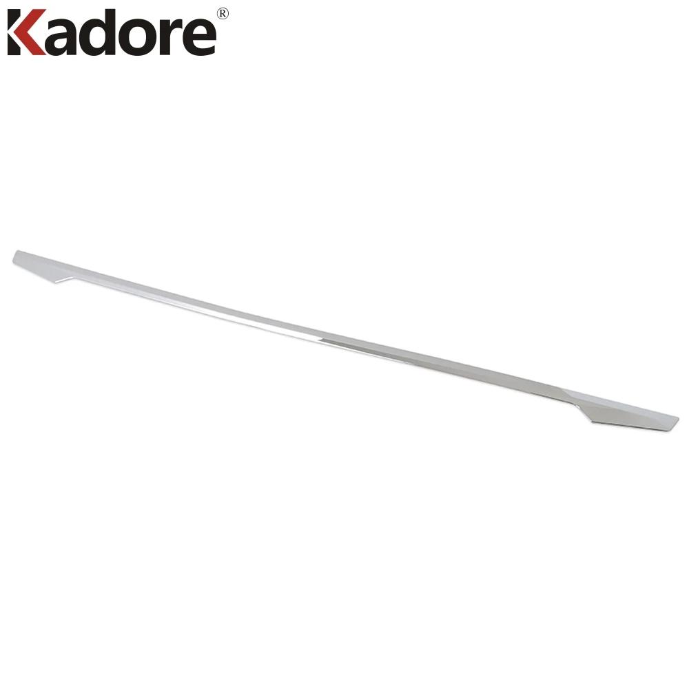 For Toyota Voxy Noah R80 2017 2018 ABS Chrome Car Rear Trunk Lid Cover Trim Rear Door Tailgate License Plate Frame Accessories Rear Trunk Lid Trim