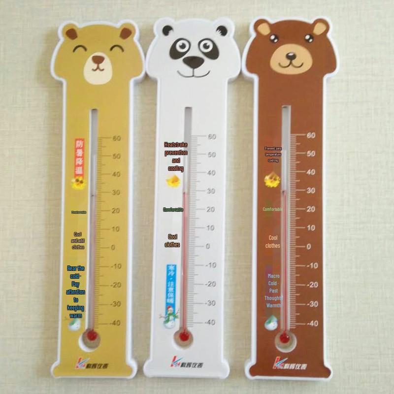 Indoor Wall-Mounted Electronic Thermometer & Hygrometer for Nursery and Refrigerator