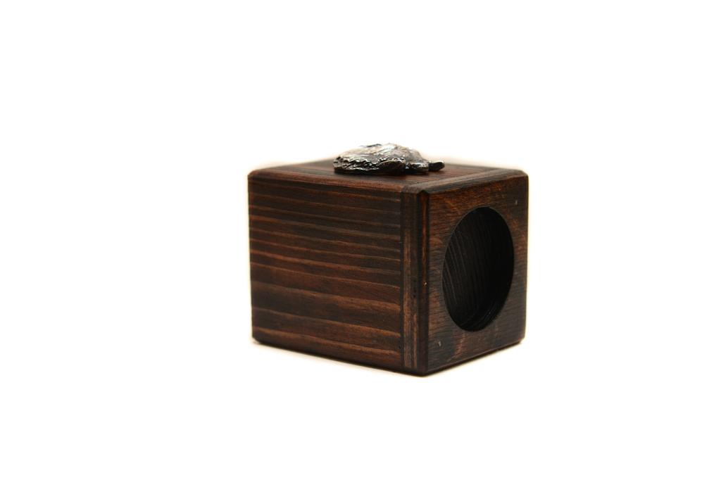 Norwich Terrier - wooden candle holder with a dog, a unique souvenir after losing a dog, a handicraft from the Art-Dog brand