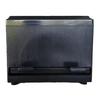 Plastic Press Straw Box Adjustable Outlet Black Push Straws Dispenser Pressing Type Chopstick Container Box
