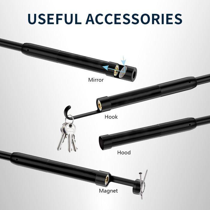 Endoscope for Apple Android Phone 8 Mm, HD Photo Recording, Automotive Maintenance, Pipeline, Industrial Inspection