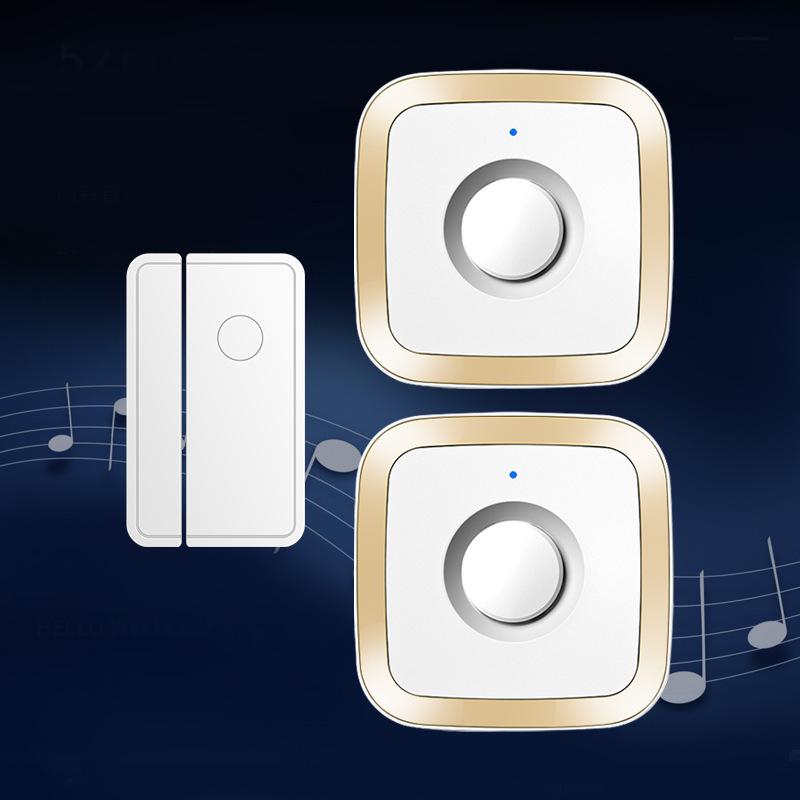Fridge & Freezer Door Alarm with Voice Alert and Anti-theft Bell