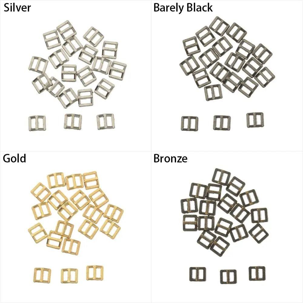 100pcs Metal Doll Belt Buckles Accessories Ultra-small 3mm Mini Shoes Buttons Children Gift