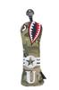 ROBUSTIN Golf Head Cover Set Driver Fairway Wood Utility Camouflage Beige (For Utility, Camo)
