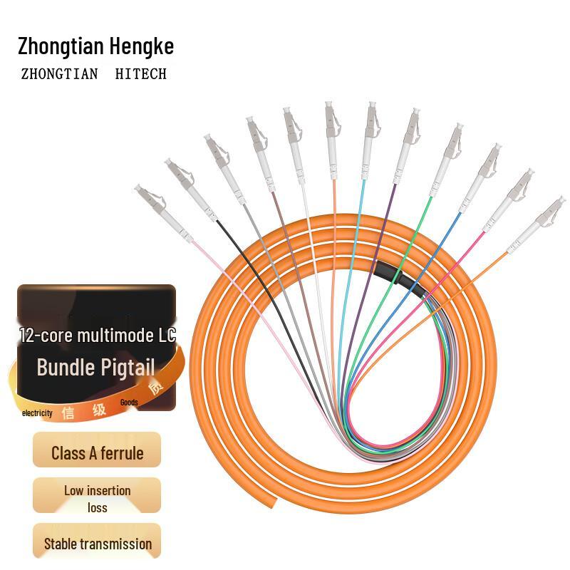 Zhongtianhengke 12-Core Fiber Optic Bundled Pigtail