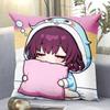 Cute Chibi Black Swan Kafka Huangquan Cushion Cover  Personalized Office Nap Mat Pillowcase for Relaxing Breaks