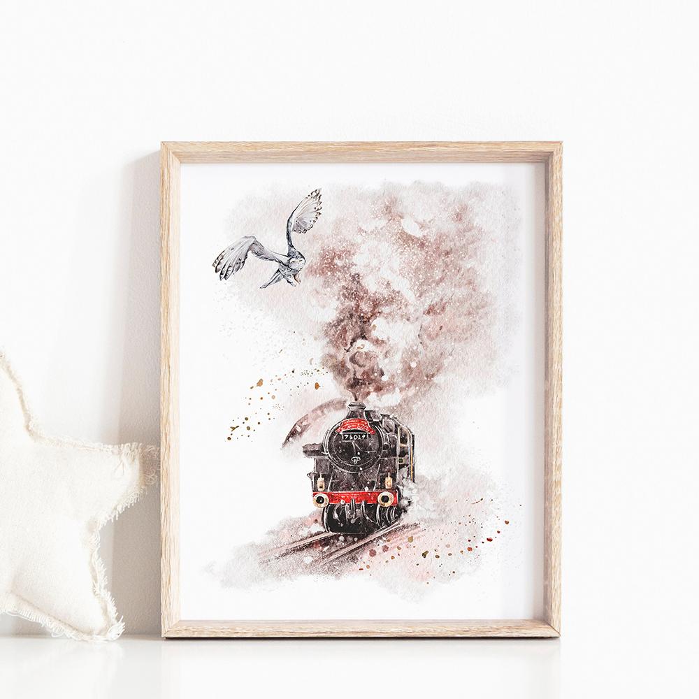 Vrăjitor Școală Matură Carte Poțiune Bufniță Vulpe Film Poster Printuri Artă Pânză Pictură Pepinieră Artă Perete Poze Decor Camera pentru copii