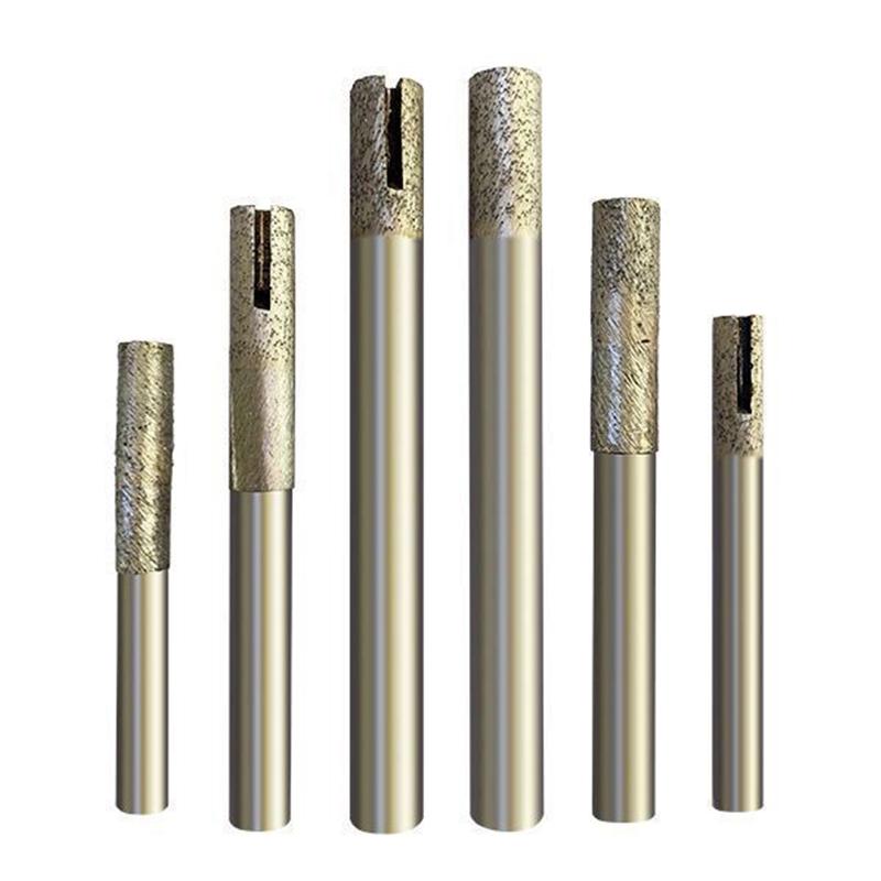 Frézovací bit pro sintrovaný kámen, plochá gravírovací fréza, čelní fréza, CNC gravírovací nástroje, nůž pro žulu a mramor