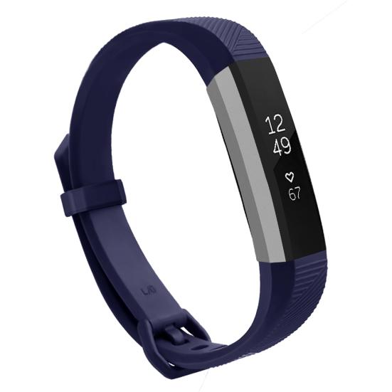 Cinturino di ricambio in silicone morbido di colore solido per Fitbit Alta HR