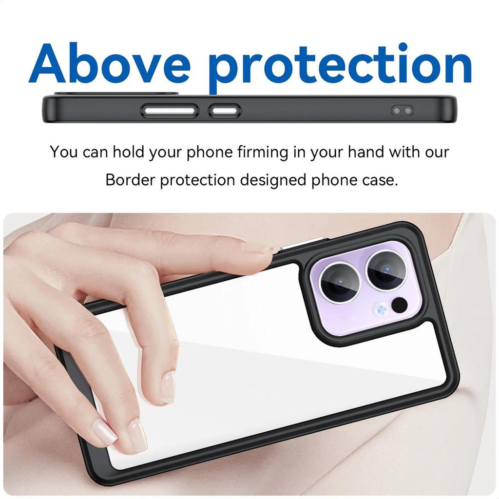 Phone Case For Oppo Reno13 F , Clear Transparent Phone Case Cover For Oppo Reno13 F