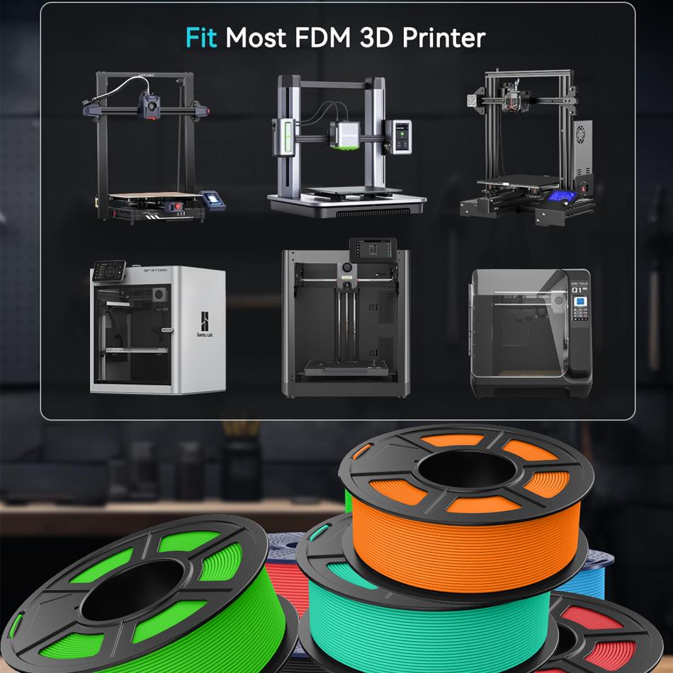 JAYO PETG 3D Filament 1.75mm High Speed Matte PETG 3D Printer Filament High Flow Speedy PETG Filament Fit Most FDM Printers