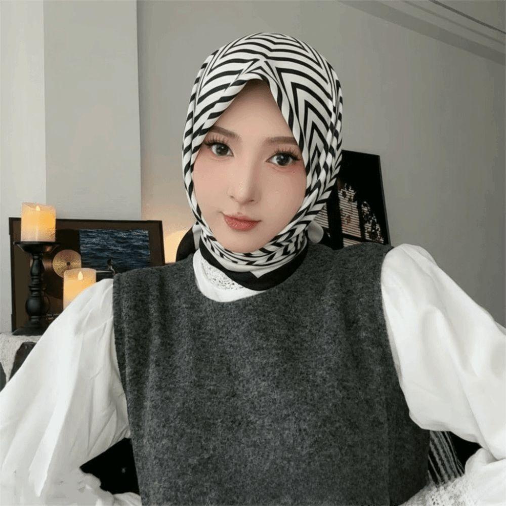 65x65cm Square Scarf Soft Cotton Waist Scarf Neck Protection Women Neckerchief Women Fashion