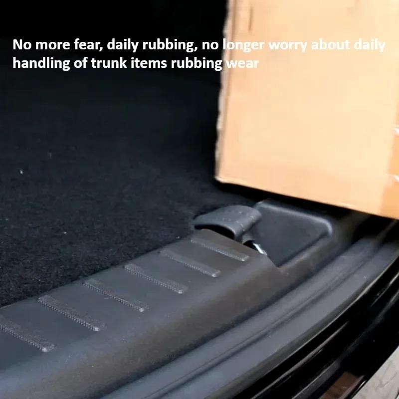 For Tesla Model Y Juniper 2025 2026 Trunk Sill Protector Organizer Anti-scratch Cargo Mat Threshold Strip Trim Protection Guard