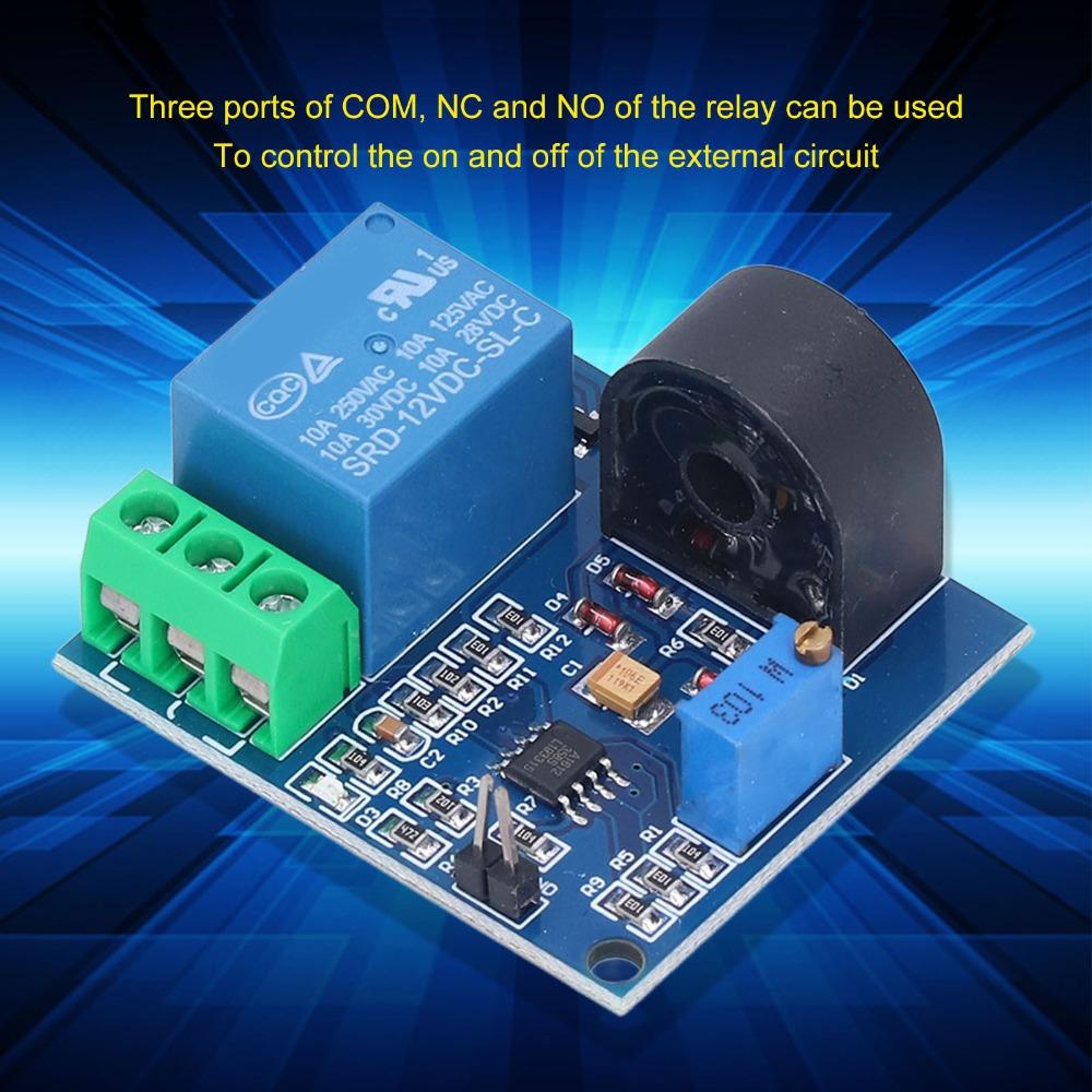 Switch Output Current Detection Sensor 12V Overcurrent Protection Switch  Current Monitoring