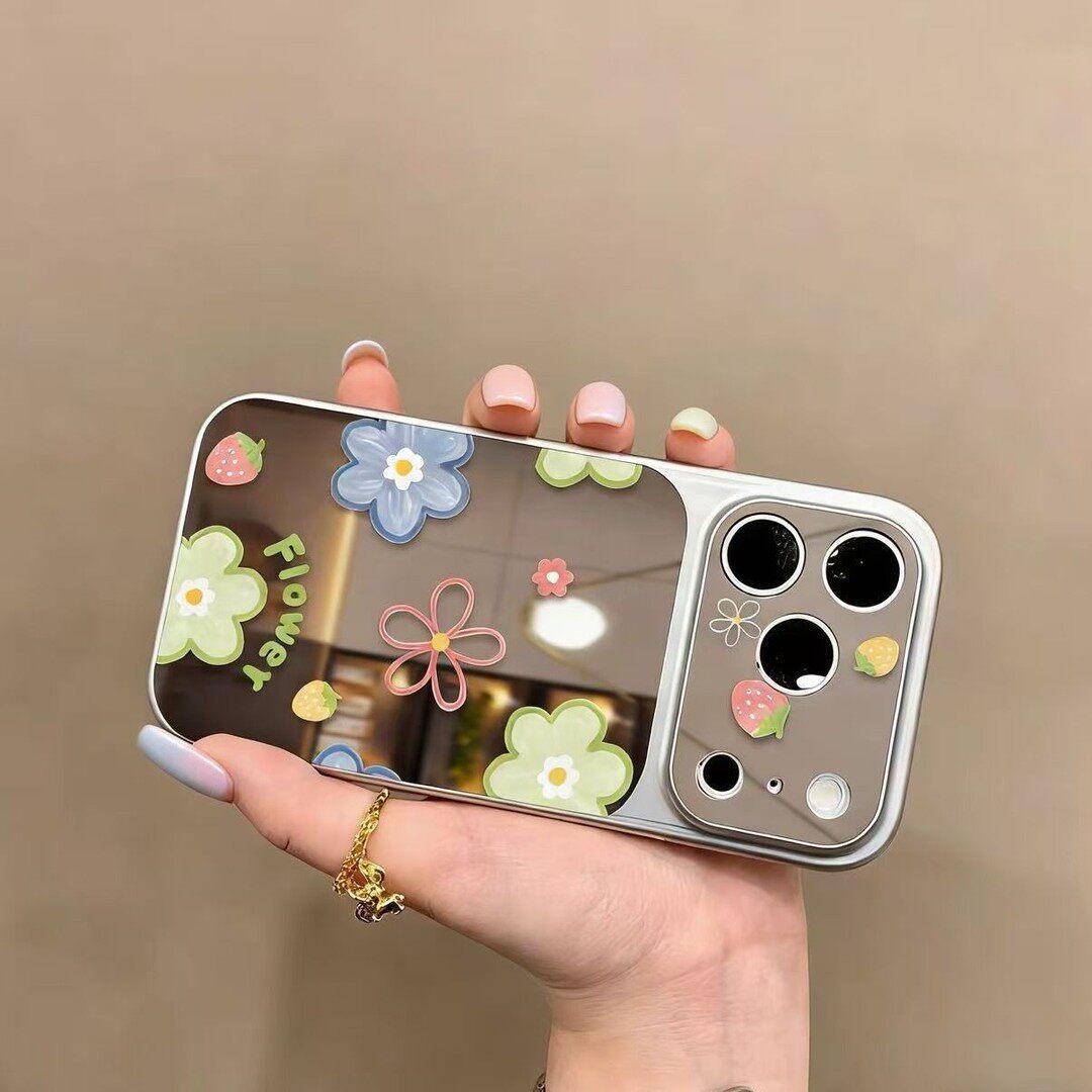 

Strawberry Flower Design Phone Case for Apple iPhone 16/16 Plus/17 Pro Max Apple 15 Pro Max