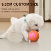 Intelligent Automatic Moving Bounce Rolling Ball 200mAh Automatic Rolling Cat Toys Pet Exercise Chase Toy Ball for Cats Training
