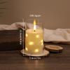Simulated LED Bullet Candle String Lights - Decorative Acrylic Atmosphere Lights