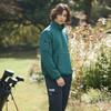 Challenger Men'S Woven Fleece Kangaroo Pocket Padded Anorak Green