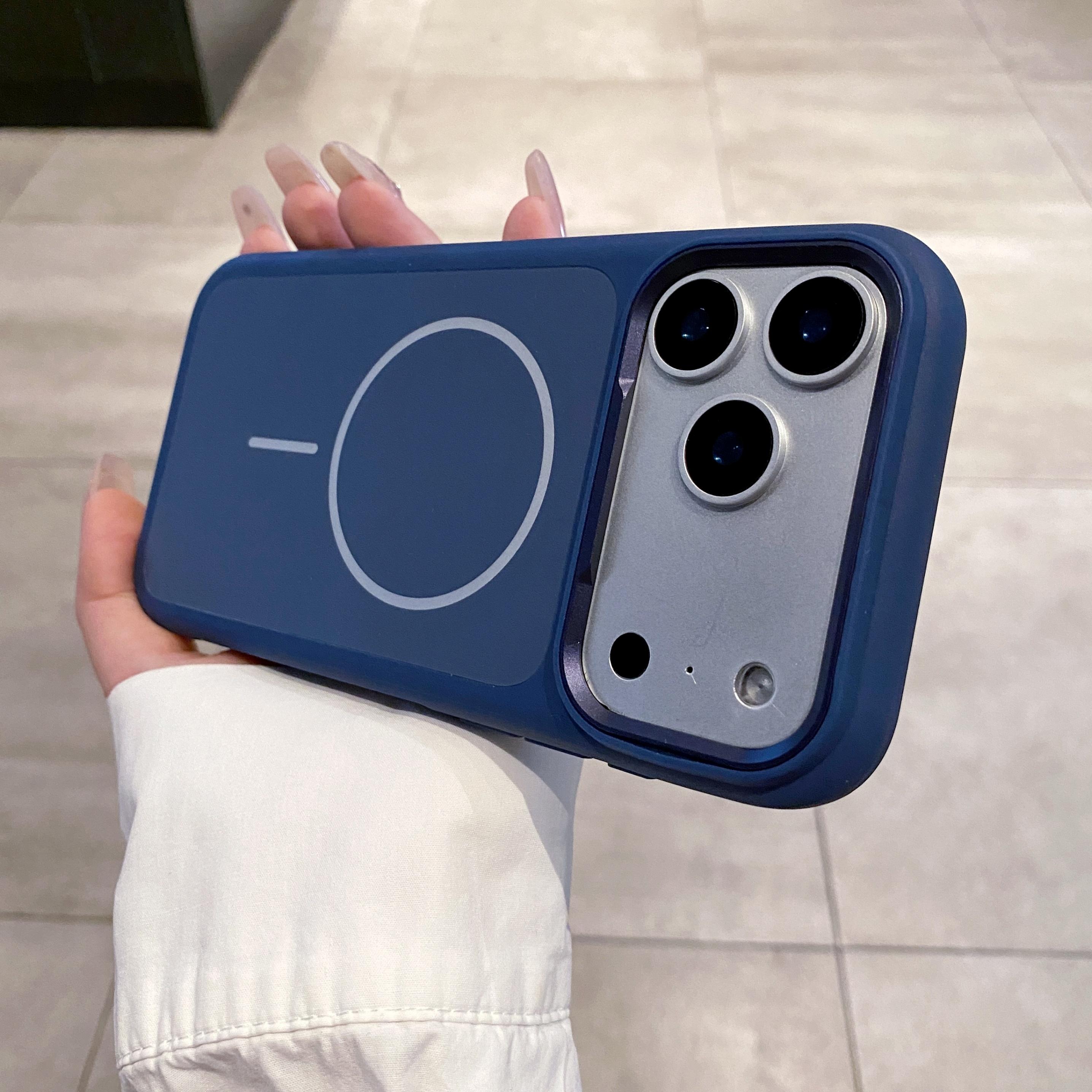 

Original Double Color for Magsafe Phone Case For iPhone 17 Pro Max Air Matte Magnetic Wireless Charge Hard Protective Cover iPhone17 Pro Max