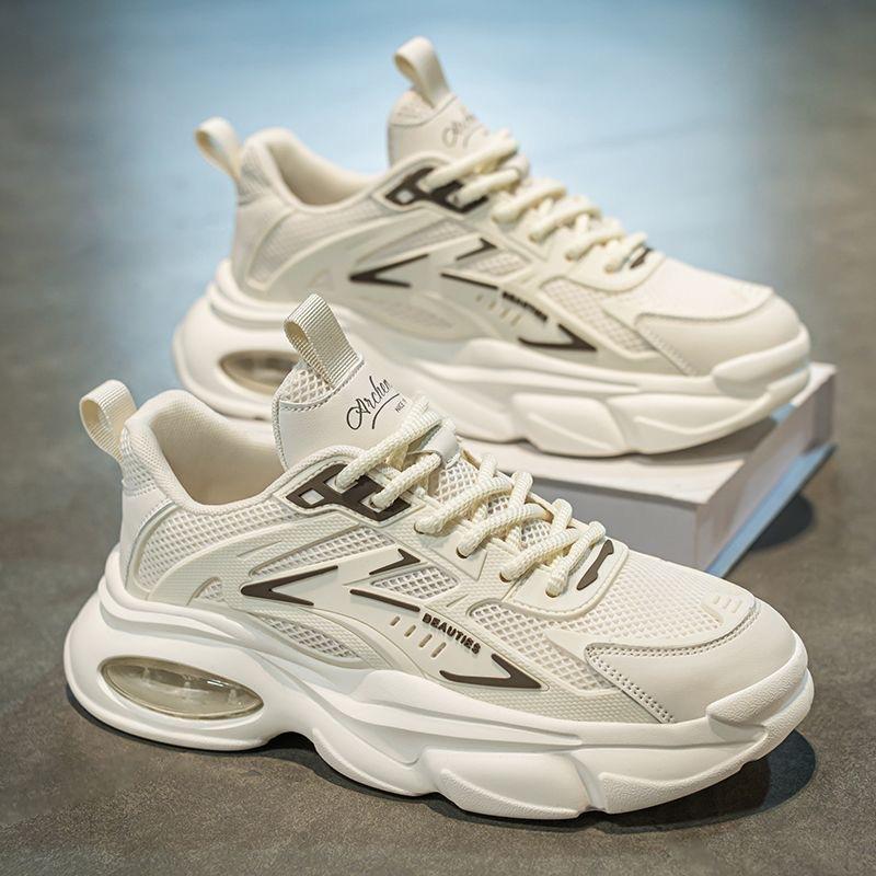 Fashion Men's Height-increasing Platform Shoes New Breathable Versatile Casual Sneakers Comfortable Wear-resistant Running Shoes