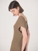Wednesday Delight Wed_V Neck Sleeveless Dress_Khaki