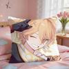 Aether Genshin Game Cushion Cover Short Plush Pillow Case Room Sofa Cushion Covers Home Decor Funda