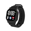 Key white LED electronic watch small square movement bright light personality wind trend electronic watch student couple LED electronic watch