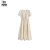 Women's A-Line Chiffon Midi Dress