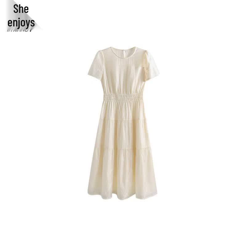 Women's A-Line Chiffon Midi Dress