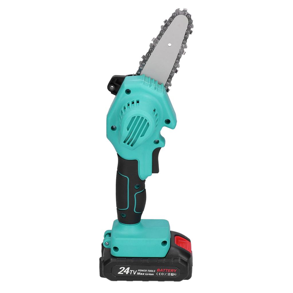 Drujba electrică cu lanț de 4 in, Reîncărcabilă, Mini drujbă electrică, Unealtă electrică portabilă pentru tăiere, Stecher UE