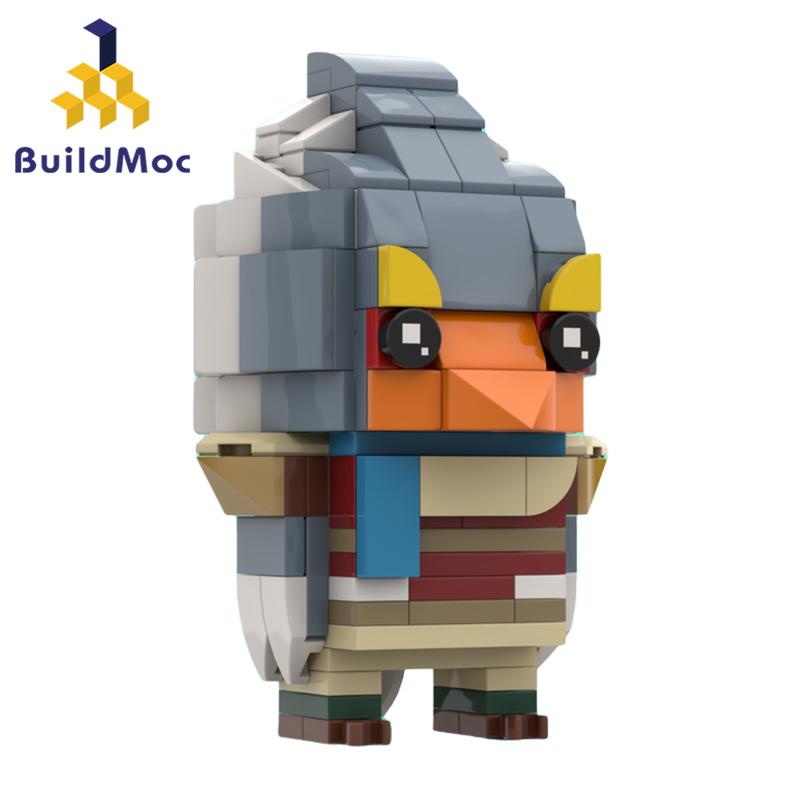 Buildmoc Zeldaing Wild Breath Link Kass Lynel Bokoblin Brickheadz Anime Figures MOC Building Blocks Toys for Children Kids