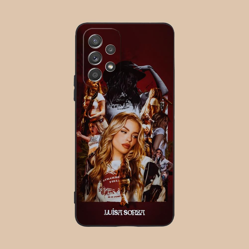 Luisa Sonza Mobile Phone Case for Samsung Galaxy A56 55 54 53 52 51 36 35 34 23 16 15 5G Colorful Cover Pretty Luxury Cellphones